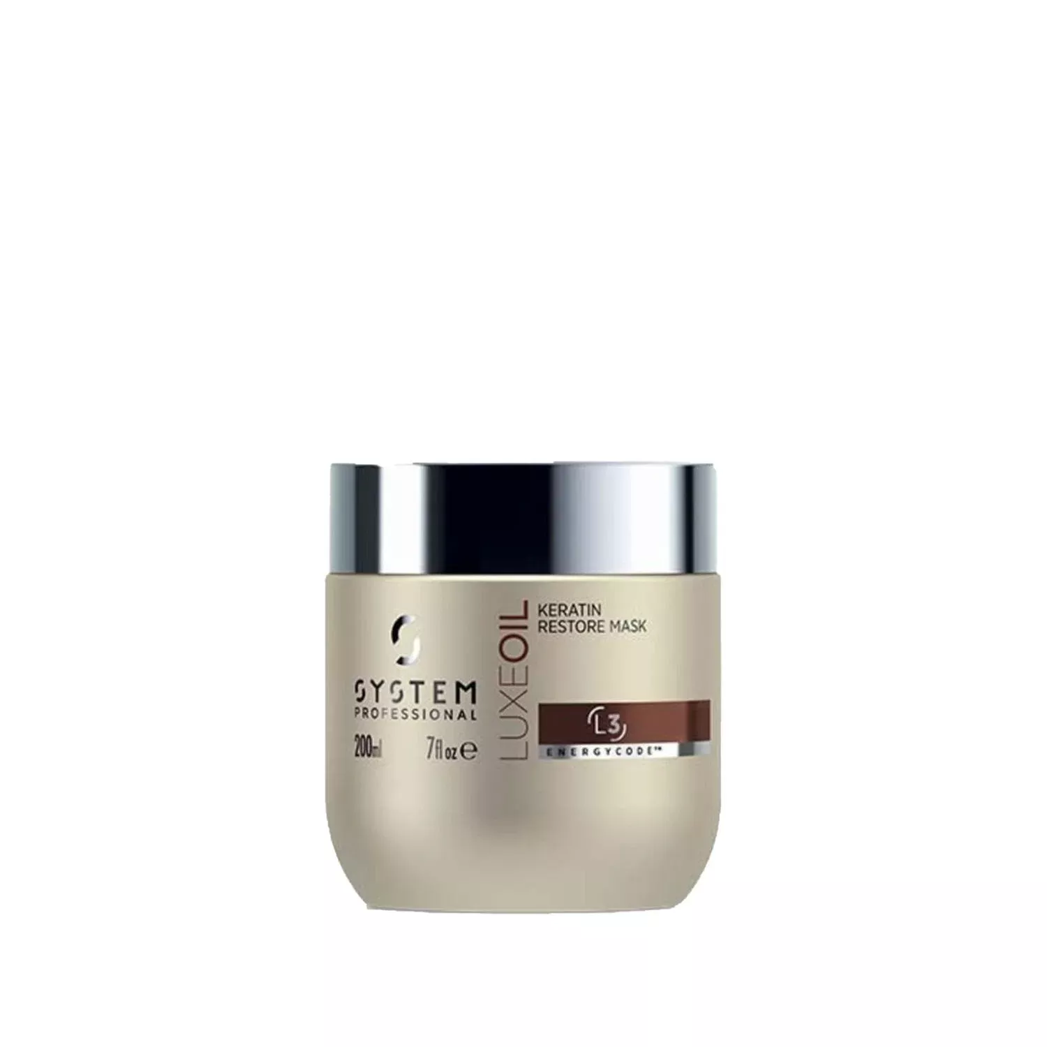 Wella System Professional Luxe Oil Keratin Restore Hair Mask - Nourishing Keratin Treatment for Damaged Hair, 6.76 fl oz