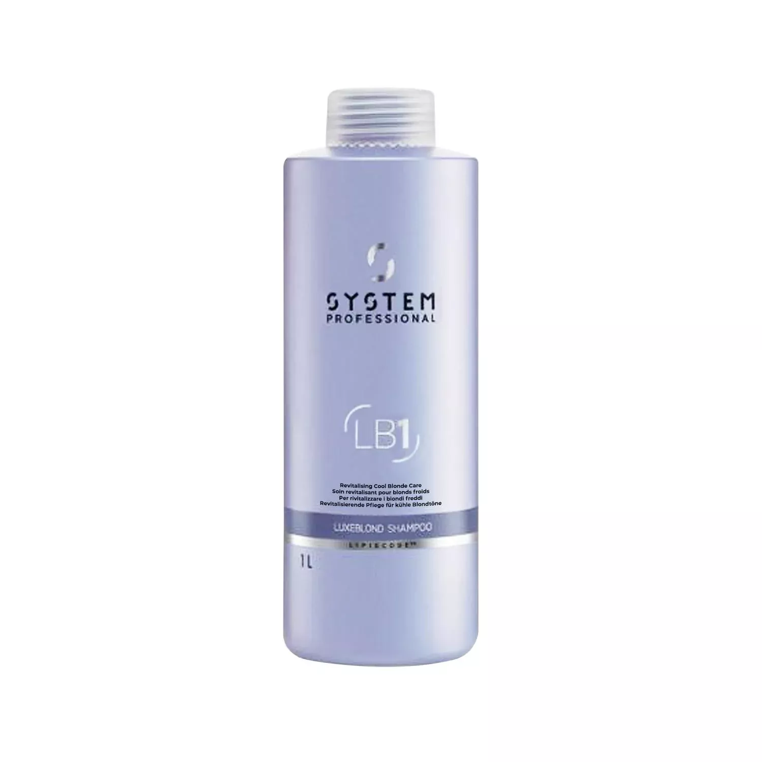 Wella System Professional LuxeBlond Shampoo 1000ml - High-Quality Blond Hair Care