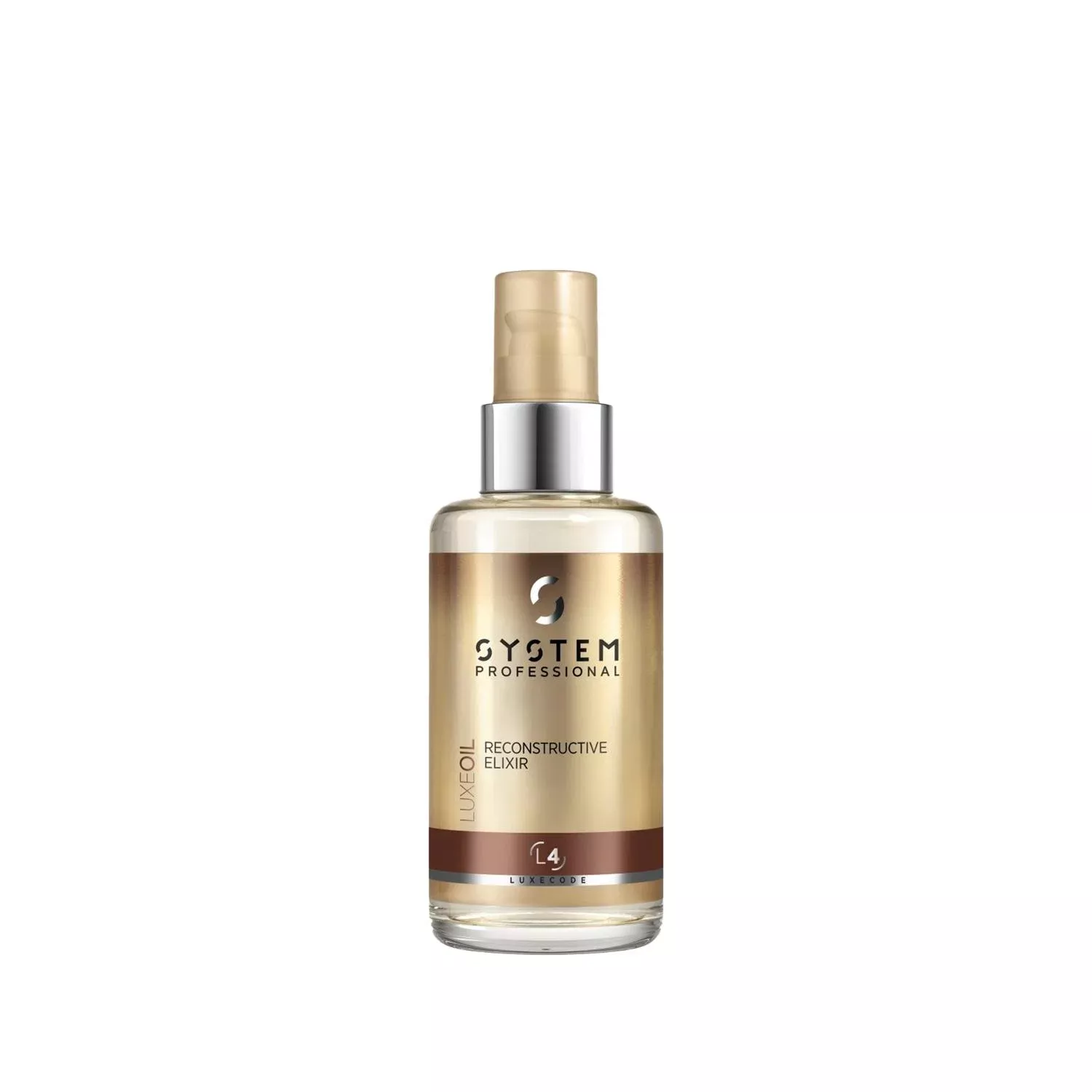 Wella System Professional Reconstructive Luxeoil Elixir Hair Care Oil - 100ml Luxurious Hair Treatment for Damaged Hair