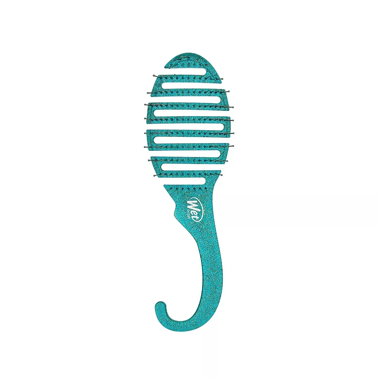 Wet Brush Shower Glitter Detangler Hair Brush in Green