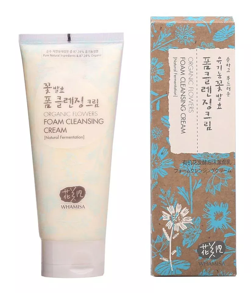 Whamisa Organic Flowers Foam Cleansing Cream Review