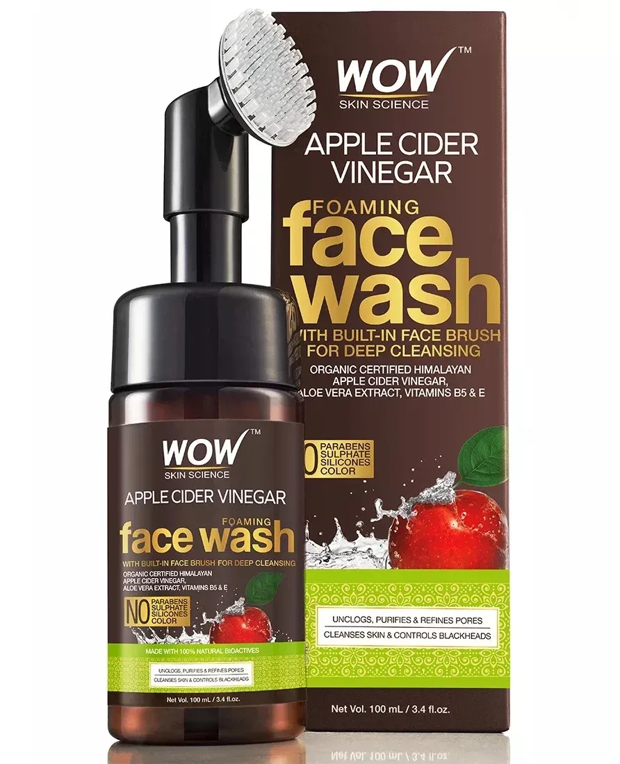 WOW Skin Science Apple Cider Vinegar Foaming Face Wash Review