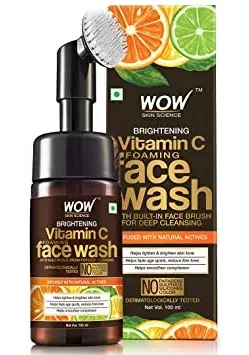 WOW Skin Science Vitamin C Exfoliating Face Wash Review