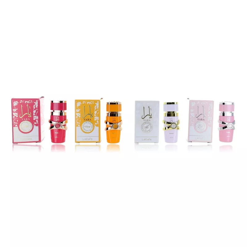 Yara Collection By Lattafa, 4 Piece Gift Set For Women. Mini Set