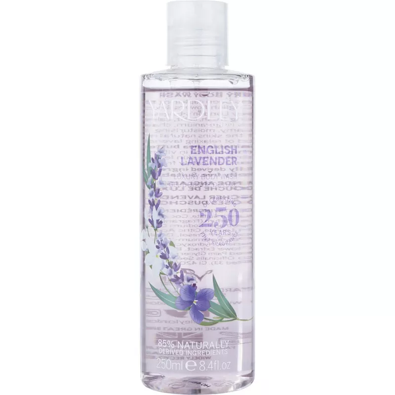 Yardley English Lavender Body Wash 8.4 Oz (New Packaging)