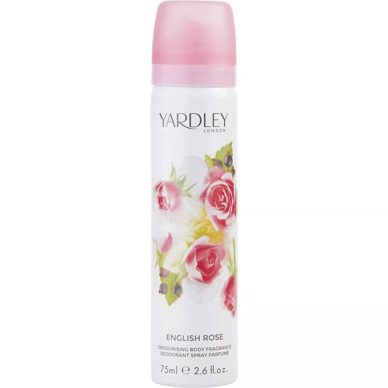 Yardley English Rose Body Spray 2.6 Oz (New Packaging)