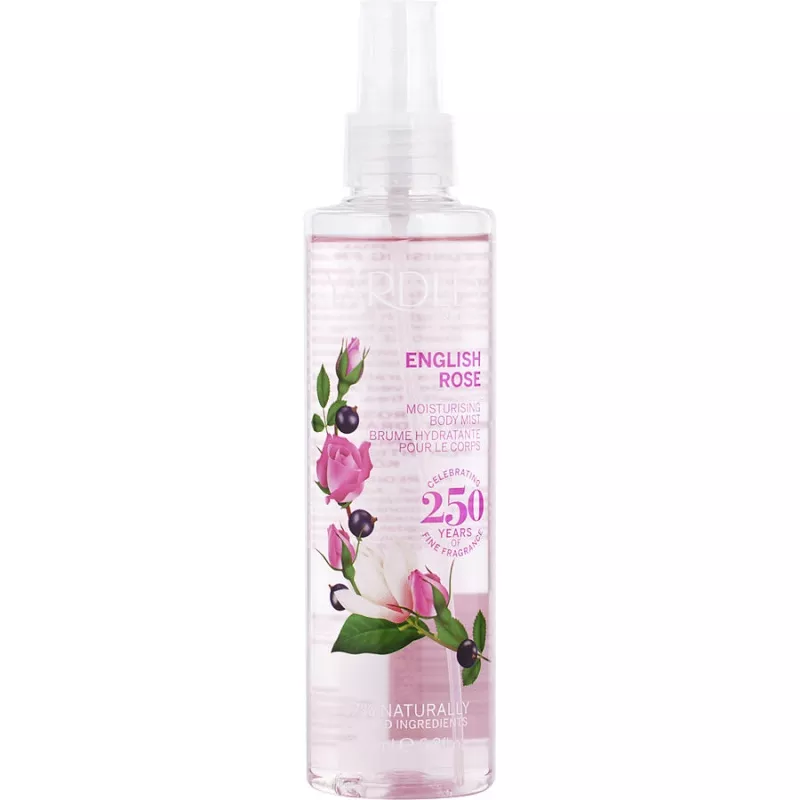 Yardley English Rose Fragrance Body Mist 6.7 Oz