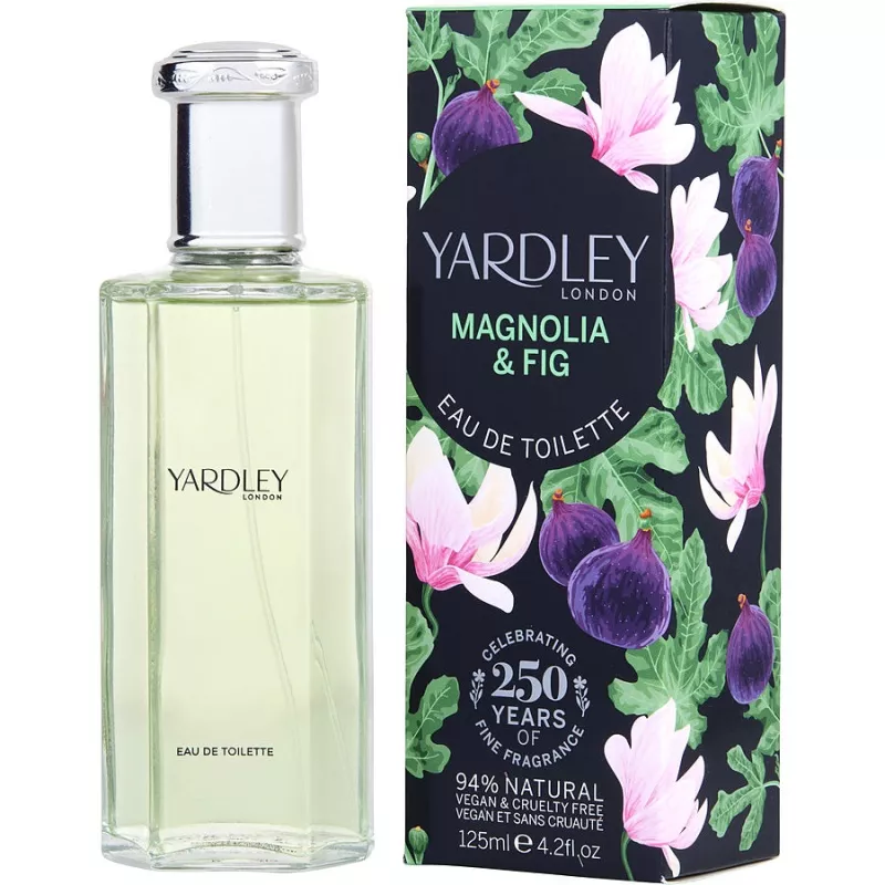Yardley Magnolia & Fig Eau de Toilette Spray 4.2 Oz
