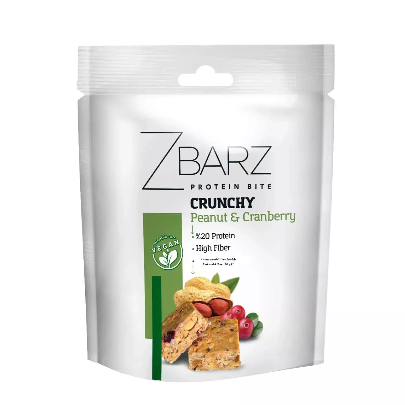 Zbarz Crunchy Protein Cranberry & Peanut Bites 90g