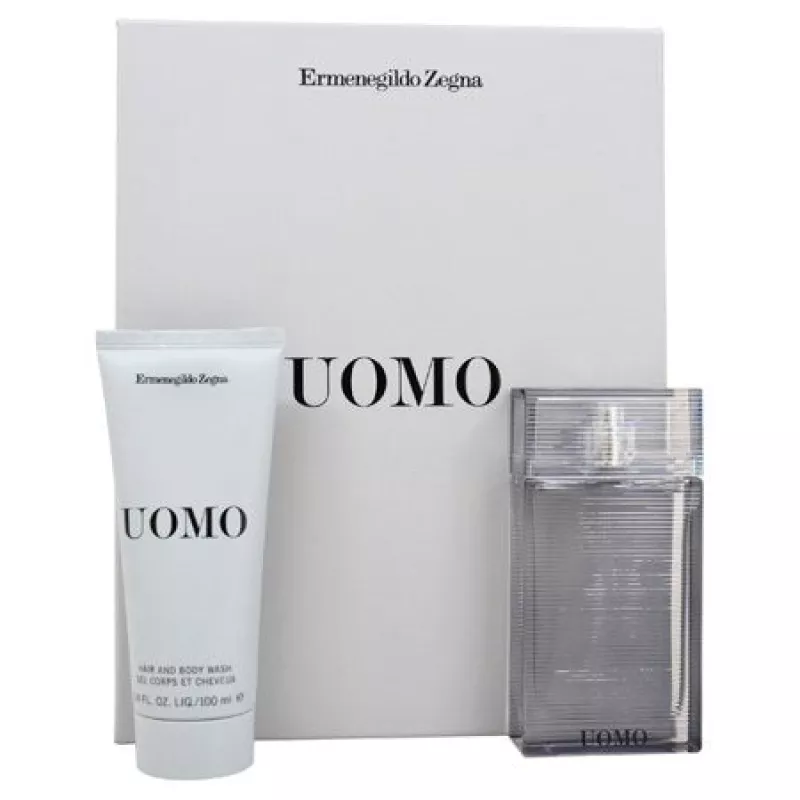 Zegna Uomo 2 Piece Gift Set For Men - 2 Piece Gift Set With 1.7 Oz Edt Spray
