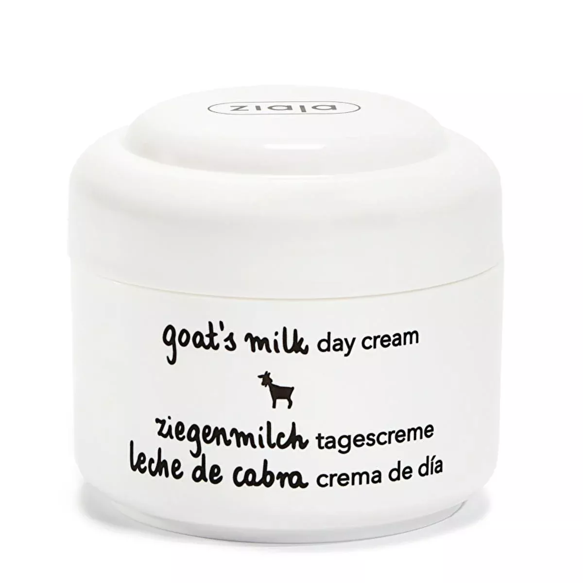 Ziaja Goat Milk Day Cream - Natural Moisturizer for Dry Skin, Vegan Skincare, Anti-Aging Cream with UV Protection