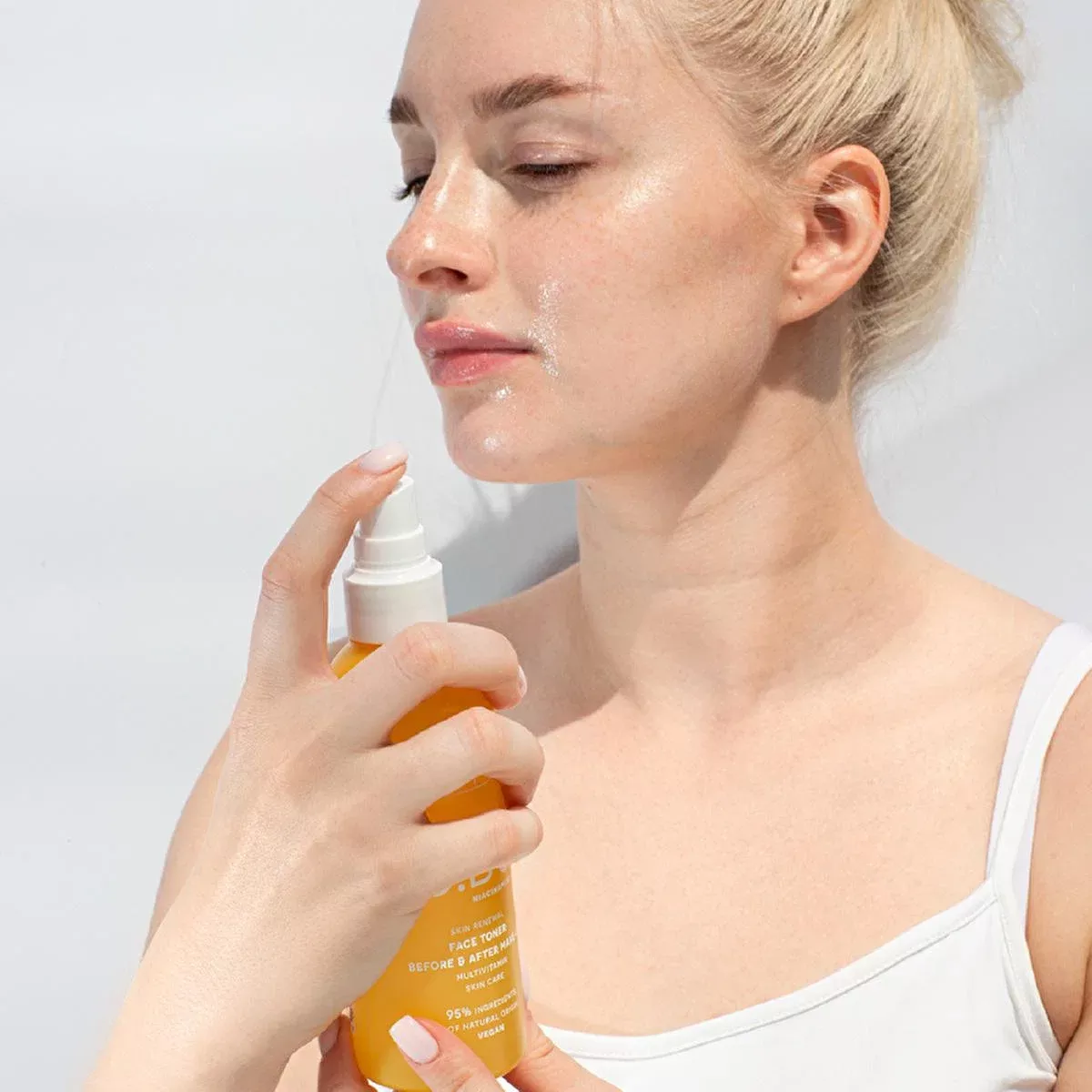 Ziaja Vitamin C Toner with Niacinamide - Natural Hydrating Face Toner for All Skin Types, 6.43 fl oz