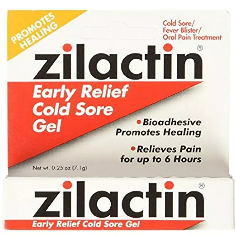 Zilactin Cold Sore Gel 0.25 Oz