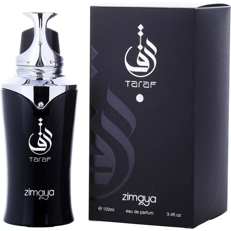 Zimaya Taraf Black Eau De Parfum Spray for Men - 3.4 Oz